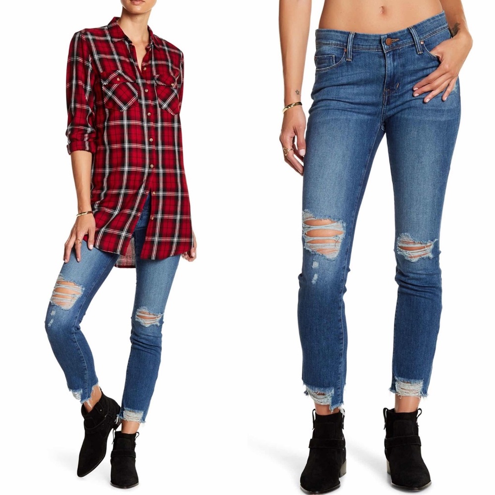 FIDELITY Denim Stevie Crop Jeans